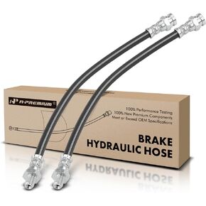 A-Premium Rear Driver and Passenger Outer Brake Hydraulic Hose Compatible with Nissan Models - Xterra 2005-2015 4.0L 2.5L, Pack of 2