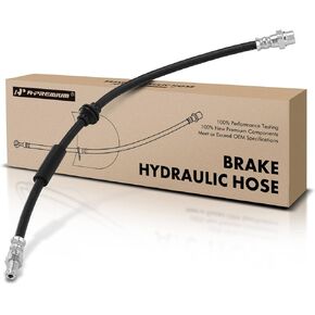 A-Premium Rear Driver or Passenger Brake Hydraulic Hose Compatible with Select Mini Models - Cooper 2003-2009 1.6L - Replace# 34306781667