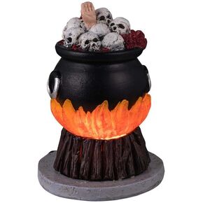 Lemax Skull Stew Cauldron, Battery Operated (4.5V) #44311