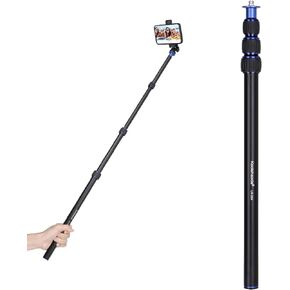 Koolehaoda Tripod Extension Tube, 4 Section (100cm/40inch) Aluminium Tripod Center Column Extender, Gimbal Extension Pole Handheld Extension Bar Telescopic Stick Rod for Tripod/DSLR Camera, LR-224