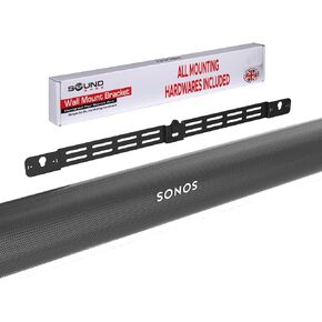Soundbass Arc Wall Mount Bracket, Black, Compatible with Sonos Arc, Adjustable Depth, Full Hardware Kit Included, Designed in The UK