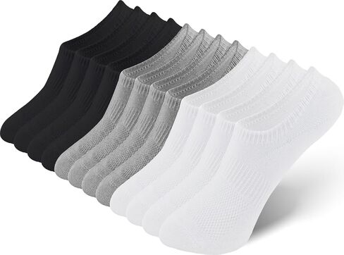No Show Socks Womens, Thin Athletic Cotton Socks Low Cut Non Slip Ankle Socks 6 Pairs in Saudi Arabia