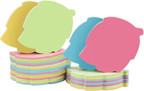 Sticky Notes - 1000 Sheets Heart Mixed 4 Color Bulk Sale Sticky Memo Post Memo Note Tape Self Stick Notes for Office/School/Home in Saudi Arabia