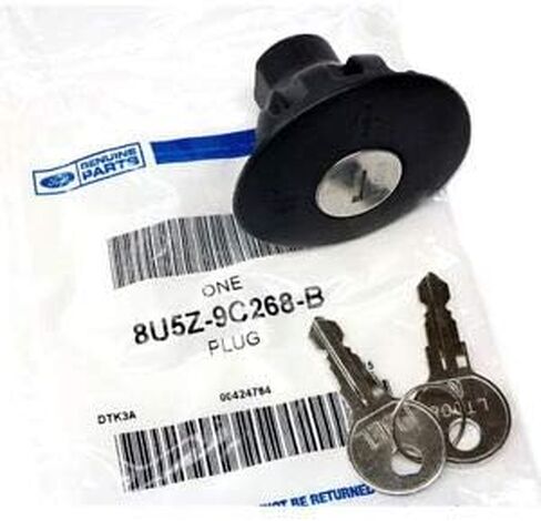 2009-2014 فورد F-150 و موستانج قفل غطاء غاز الوقود قفل التوصيل والمفاتيح OEM أصلي 8U5Z-9C268-B in Saudi Arabia
