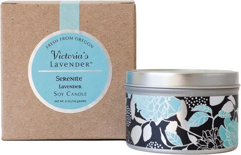 Lemongrass Lavender Luxury Scented Candles - Scented Candles for Home, Relaxing Candles with Essential Oil, Soy Wax Aromatherapy Candle, Aesthetic & Romantic Candles by Victoria's Lavender in Saudi Arabia