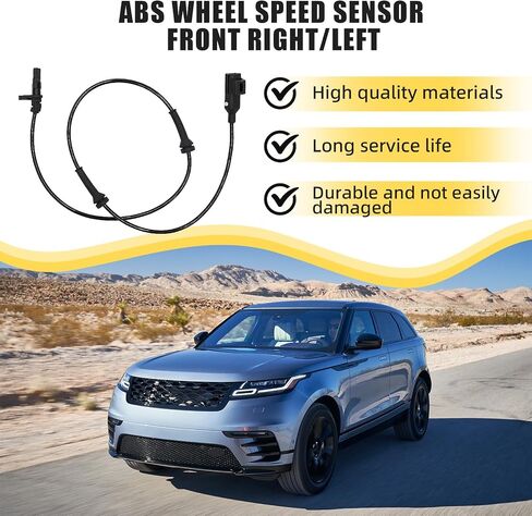 ABS Wheel Speed Sensor Front Right/Left Compatible with 2017-2020 Range Rover VELAR Replaces LR140695 LR090860 in Saudi Arabia