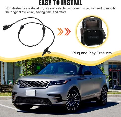 ABS Wheel Speed Sensor Front Right/Left Compatible with 2017-2020 Range Rover VELAR Replaces LR140695 LR090860 in Saudi Arabia