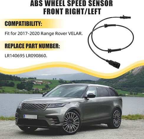 ABS Wheel Speed Sensor Front Right/Left Compatible with 2017-2020 Range Rover VELAR Replaces LR140695 LR090860 in Saudi Arabia