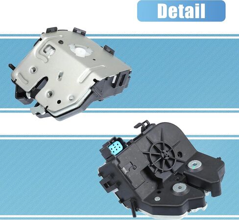 uxcell Rear Door Tailgate Lock Actuator Motor Trunk Latch for Ford Focus 2000-2007 Black in Saudi Arabia