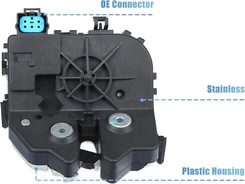 uxcell Rear Door Tailgate Lock Actuator Motor Trunk Latch for Ford Focus 2000-2007 Black in Saudi Arabia