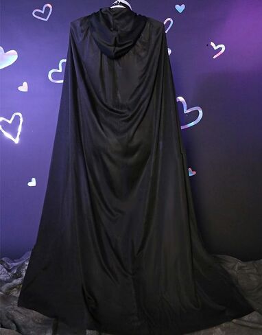 Halloween Witch Cosplay Costume for Women Black Bodycon outfit Pu Leather Bodysuit and Cloak with Gothic Hat in Saudi Arabia