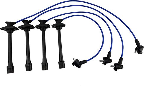 كابل ماستر أسلاك توصيل الإشعال عالية الأداء متوافقة مع تويوتا كامري سيليكا MR2 2.2L L4 5S-FE 92-95 in Kuwait