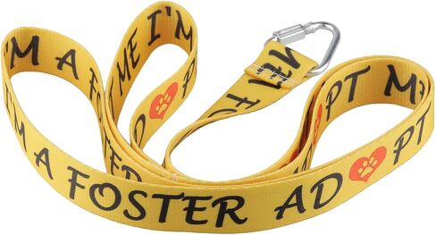 CENWA Adopt Me/Adopt Don’t Shop Dog Lead New Puppy Dog Leash Gift Dog Owner Gift Dog Rescue Gift (Adopt me Foster) in Saudi Arabia