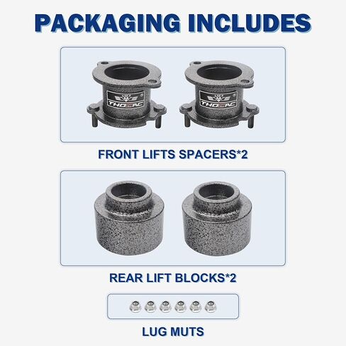 طقم رفع التسوية 3 بوصة أمامي + 2 بوصة خلفي متوافق مع 2002-2009 TrailBlazer 2002-2009 Envoy in Kuwait