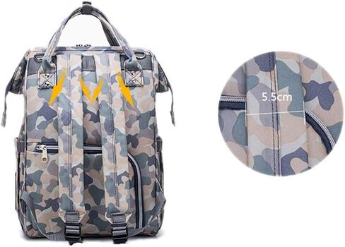 Cow Print Baby Diaper Bag Backpack for Mom Dad with Stroller Straps Large Capacity Multi-Function Nappy Bags Organizer (Cow) in Kuwait