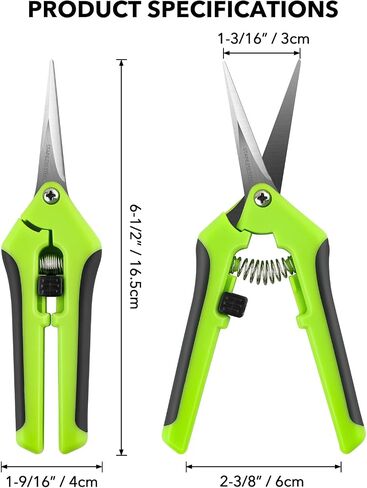 Briartw Ergonomic Spring-Action Scissors,Spring-Loaded Craft Shears with Stainless Steel Blades,for Cutting Intricate Details and Tight Patterns for People with Arthritis or Limited Hand Strength in Kuwait