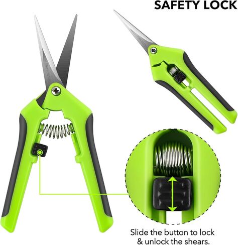 Briartw Ergonomic Spring-Action Scissors,Spring-Loaded Craft Shears with Stainless Steel Blades,for Cutting Intricate Details and Tight Patterns for People with Arthritis or Limited Hand Strength in Kuwait