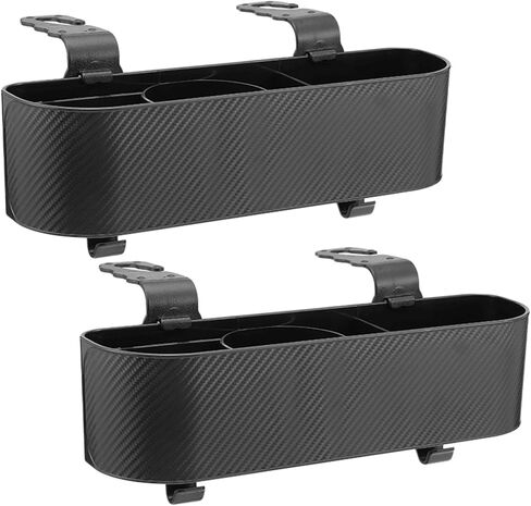 منظم المقعد الخلفي لمسند رأس السيارة، عبوتان من منظمات المقعد الخلفي للسيارة 3 في 1 منظم المقعد الخلفي للسيارة مع حاملات أكواب، صندوق مناديل، خطاف مسند للرأس، تخزين متعدد الوظائف للسيارة in Kuwait