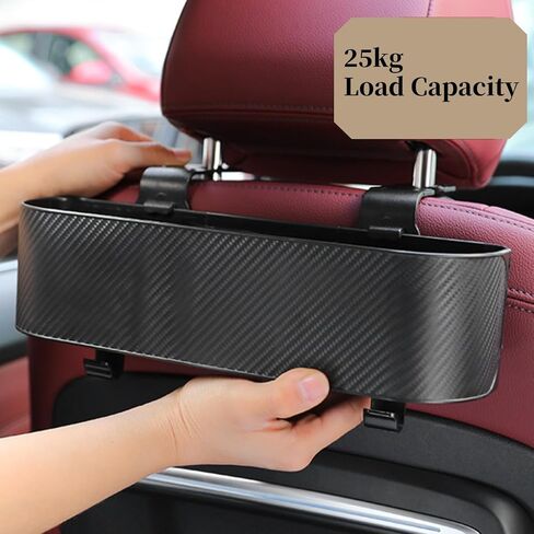 منظم المقعد الخلفي لمسند رأس السيارة، عبوتان من منظمات المقعد الخلفي للسيارة 3 في 1 منظم المقعد الخلفي للسيارة مع حاملات أكواب، صندوق مناديل، خطاف مسند للرأس، تخزين متعدد الوظائف للسيارة in Kuwait