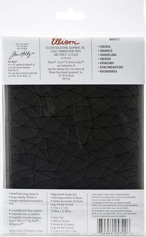Sizzix Tim Holtz Dies, us:one size, Crackle Folder in Saudi Arabia