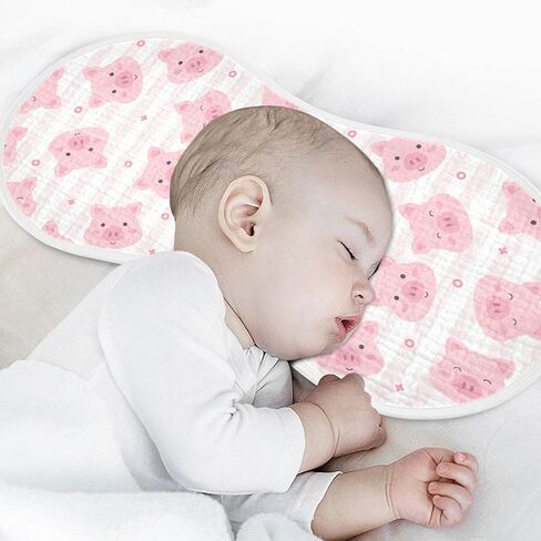 Muslin Baby Burp Cloths, Cute Dogs Siberian Husky Baby Rags Comfy Soft Absorbent in for Newborn Boys and Girls 2 Piece 22 x 11 Inch in Saudi Arabia
