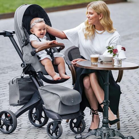 Stokke Xplory X Changing Bag, Cool Teal - Doubles As Shoulder Bag or Backpack - Includes Foldable Changing Mat & Pouch Bag - UPF 50+, Water Repellent, Easy to Clean in Saudi Arabia