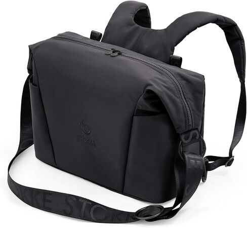 Stokke Xplory X Changing Bag, Cool Teal - Doubles As Shoulder Bag or Backpack - Includes Foldable Changing Mat & Pouch Bag - UPF 50+, Water Repellent, Easy to Clean in Saudi Arabia