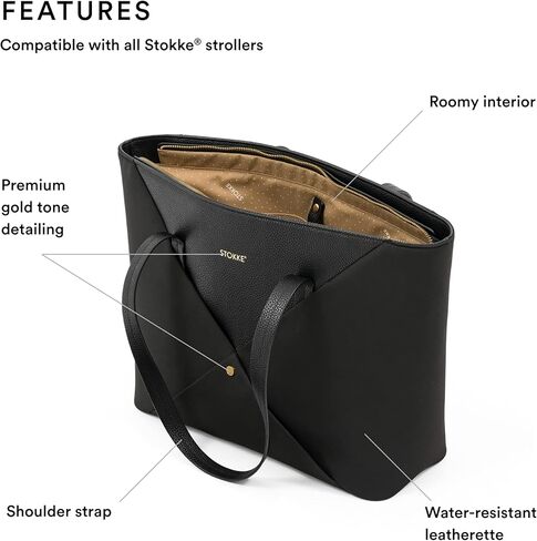 Stokke Xplory X Changing Bag, Cool Teal - Doubles As Shoulder Bag or Backpack - Includes Foldable Changing Mat & Pouch Bag - UPF 50+, Water Repellent, Easy to Clean in Kuwait