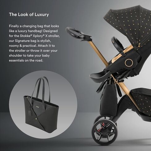 Stokke Xplory X Changing Bag, Cool Teal - Doubles As Shoulder Bag or Backpack - Includes Foldable Changing Mat & Pouch Bag - UPF 50+, Water Repellent, Easy to Clean in Kuwait