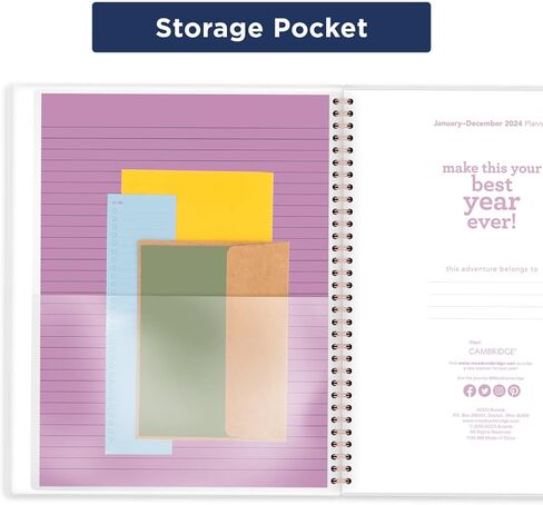 Cambridge 2025 Planner, Weekly & Monthly, 8-1/2" x 11", Large, Mina (1134-905-25) in Kuwait