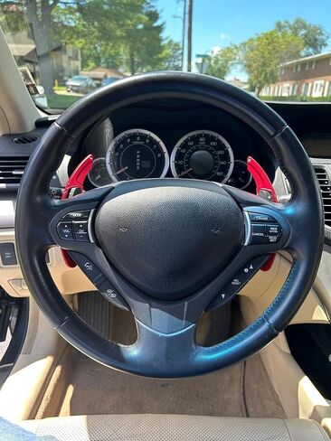 iJDMTOY Sports Blue A-Spec Style Aluminum Larger Paddle Shifter Extension Compatible with Acura 2013-17 MDX, 2013-22 ILX, 2013-16 RDX, 2015-20 TLX, 2009-14 TSX in Saudi Arabia
