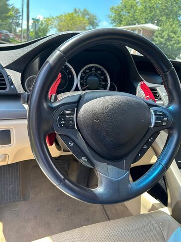 iJDMTOY Sports Blue A-Spec Style Aluminum Larger Paddle Shifter Extension Compatible with Acura 2013-17 MDX, 2013-22 ILX, 2013-16 RDX, 2015-20 TLX, 2009-14 TSX in Saudi Arabia