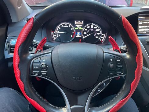 iJDMTOY Sports Blue A-Spec Style Aluminum Larger Paddle Shifter Extension Compatible with Acura 2013-17 MDX, 2013-22 ILX, 2013-16 RDX, 2015-20 TLX, 2009-14 TSX in Saudi Arabia