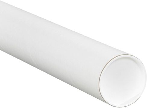 Aviditi Kraft Mailing Tubes with Caps, 4" x 12", Pack of 15, for Shipping, Storing, Mailing, and Protecting Documents, Blueprints and Posters in Saudi Arabia