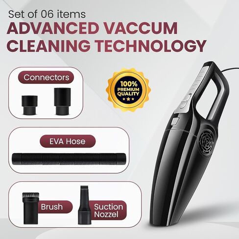 YB Handheld Car Vacuum Cleaner - High Power, Multi-Purpose in Saudi Arabia