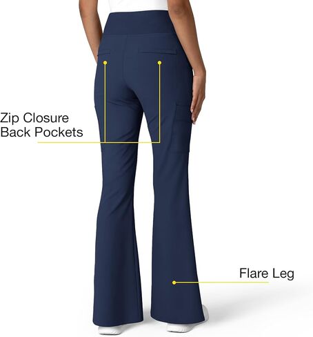 Wink Women's Cargo Flare Scrub Pant in Saudi Arabia
