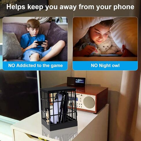 Cell Phone Jail Lock Box, Gold Mobile Phones Prison Lockable Cage for Classroom Family Time Party in Kuwait