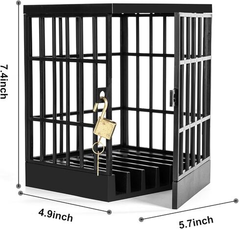 Cell Phone Jail Lock Box, Gold Mobile Phones Prison Lockable Cage for Classroom Family Time Party in Kuwait