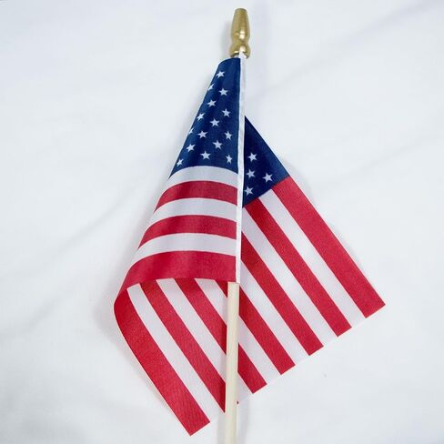 50 قطعة، أعلام أمريكية صغيرة على العصا، عيد الاستقلال، أعلام أمريكية صغيرة على العصي: ديكورات وطنية متعددة الاستخدامات in Kuwait