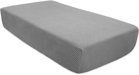 ملاءات سرير مريحة من BlueSnail - ملاءة سرير مريحة وناعمة ومسامية لمراتب سرير الأطفال قطعة واحدة (نقاط رمادية فاتحة) in Kuwait