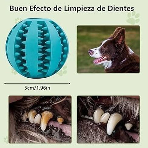 ¡¡2 وحدة في حزمة MISMO!! Pelota Y Rugby para Perros, DISPENSADORES DE ALIMENTO, TRATAMIENTO DE LIMPIEZA Dental, para MASTICADORES IMPULSIVOS, JUGUETE para MASTICAR DURADERO (Azul Marino) in Saudi Arabia
