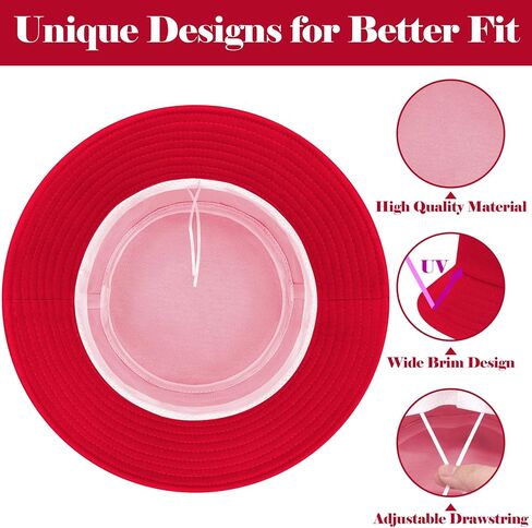 Bucket Hat for Women Mens Bucket Hats UPF50 Unisex Summer Hat Beach Hat Cotton Packable Women Sun Hat Summer Essentials in Saudi Arabia