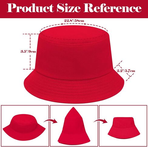 Bucket Hat for Women Mens Bucket Hats UPF50 Unisex Summer Hat Beach Hat Cotton Packable Women Sun Hat Summer Essentials in Saudi Arabia