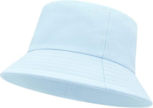Bucket Hat for Women Mens Bucket Hats UPF50 Unisex Summer Hat Beach Hat Cotton Packable Women Sun Hat Summer Essentials in Saudi Arabia