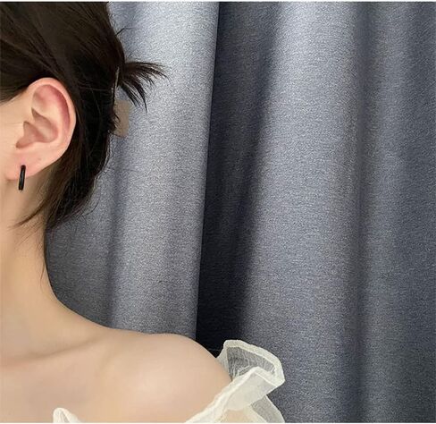Titanium Steel Small Hoop Earrings for Women Girls Men Minimalist Sleeper Huggie Hoops Cartilage Piercing Tragus Earrings Hinged Hoop 12mm Hypoallergenic Ear Jewelry Gifts in Saudi Arabia
