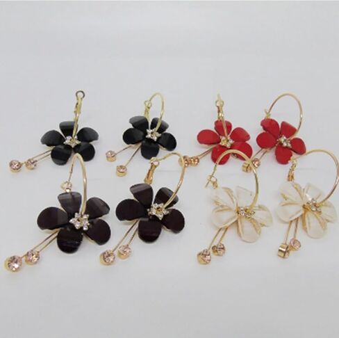 Flower Earrings for Women Spring Earrings for Women Sunflower Earrings Daisy Earrings Gold Flower Dangle Earrings Tropical Flower Statement Earrings Jewelry Gifts for Women Girls in Saudi Arabia