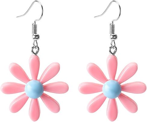 أقراط زهرة للنساء أقراط الربيع للنساء أقراط عباد الشمس أقراط ديزي أقراط زهرة ذهبية متدلية أقراط زهرة استوائية بيان أقراط مجوهرات هدايا للنساء الفتيات in Kuwait