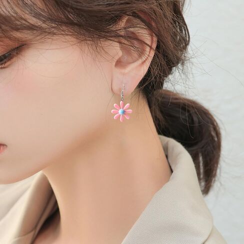 أقراط زهرة للنساء أقراط الربيع للنساء أقراط عباد الشمس أقراط ديزي أقراط زهرة ذهبية متدلية أقراط زهرة استوائية بيان أقراط مجوهرات هدايا للنساء الفتيات in Kuwait