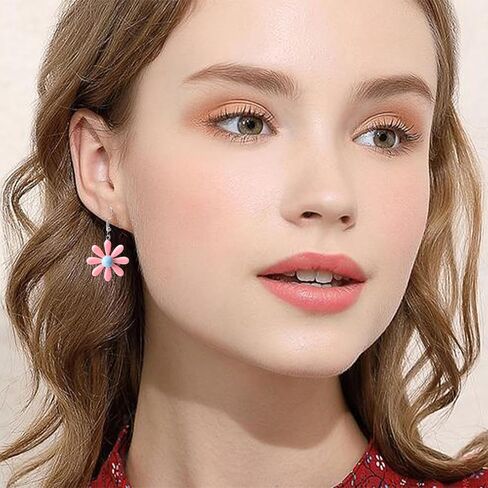 أقراط زهرة للنساء أقراط الربيع للنساء أقراط عباد الشمس أقراط ديزي أقراط زهرة ذهبية متدلية أقراط زهرة استوائية بيان أقراط مجوهرات هدايا للنساء الفتيات in Kuwait