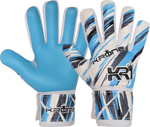 Soccer Goalie Gloves, Football Goalkeeper Gloves for Kids Boys Youth Children Double Wrist Along 4mm Super in Saudi Arabia